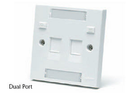 2 PORT FACEPLATE