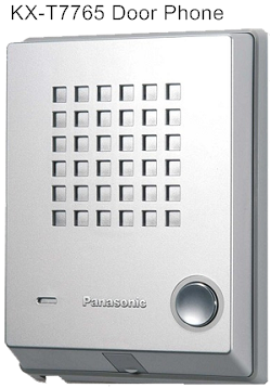 kx-t7765 door phone